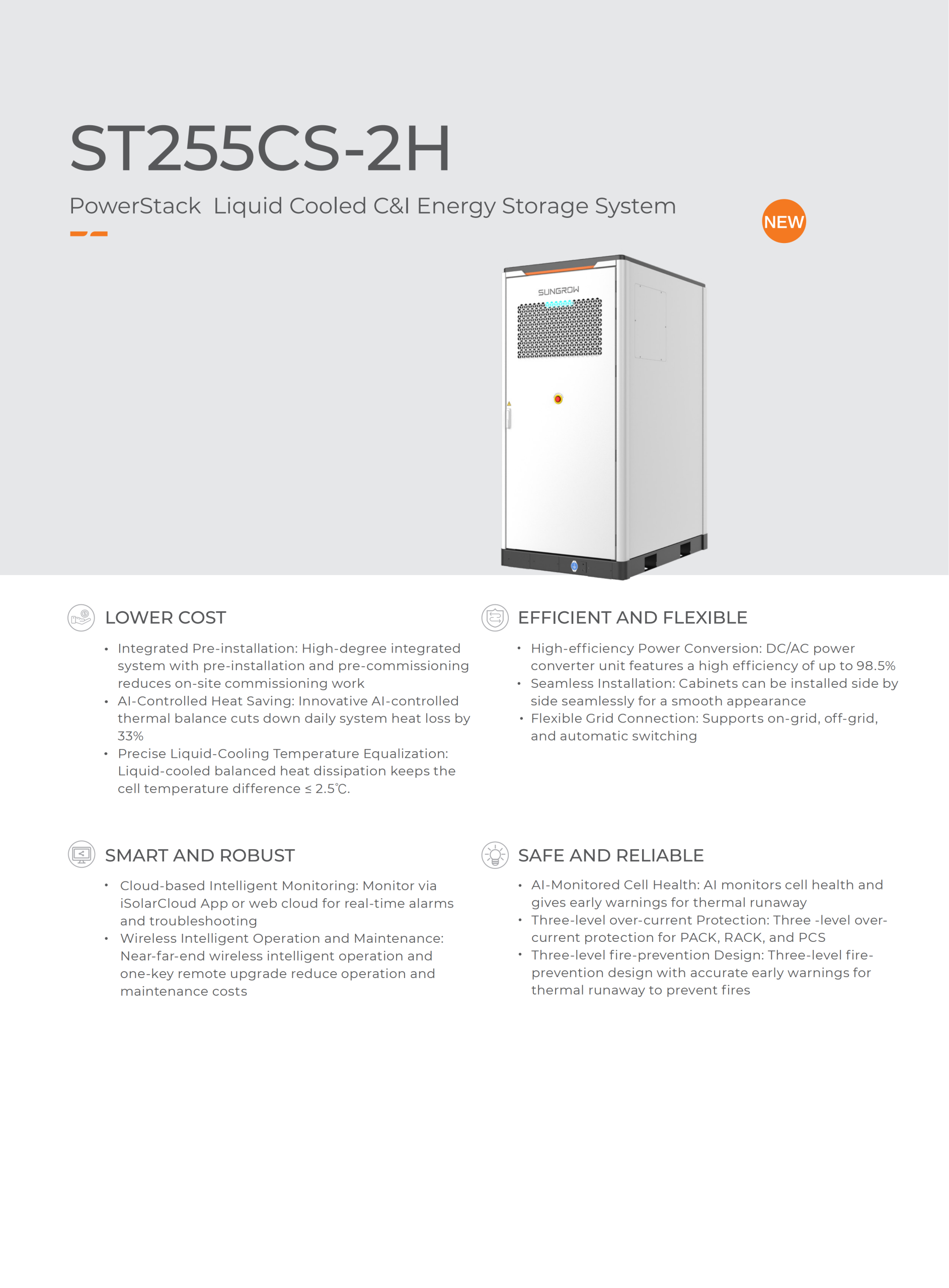 PowerStack Liquid Cooled C&I Energy Storage System